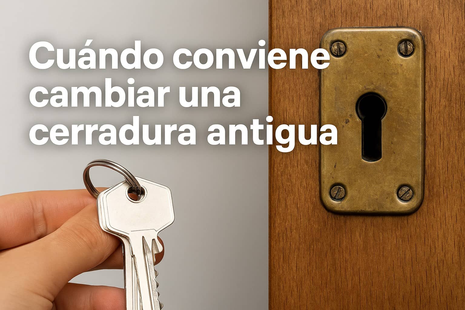 ¿Cuándo conviene cambiar una cerradura antigua? Guía completa para tu seguridad