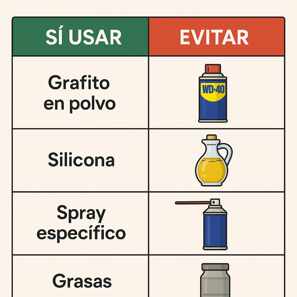 Infografía comparativa de lubricantes